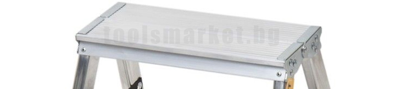 Алуминиева-домакинска-стълба-DRABEST-2x5-стъпала-03080025-цена-платформа